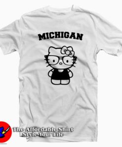 Michigan Hello Kitty Tee Shirt