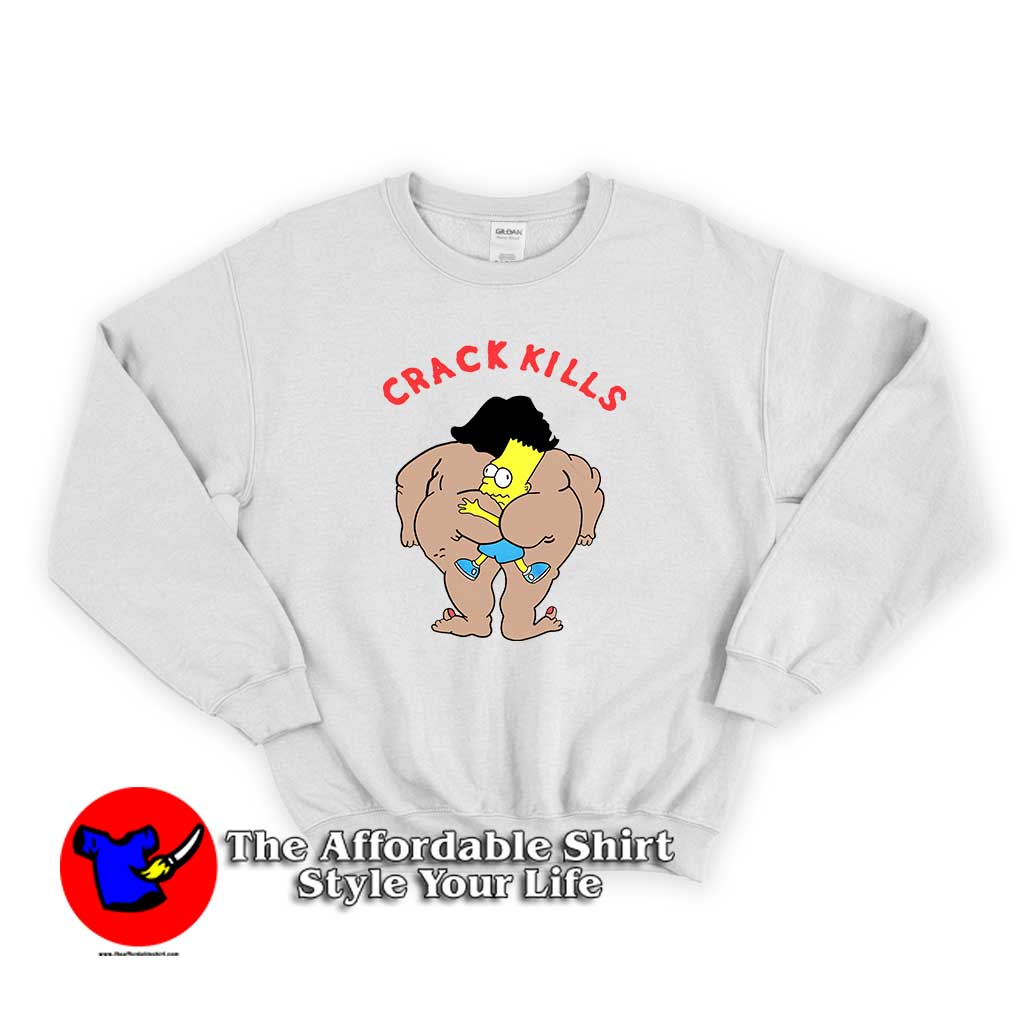 Bart Simpson Crack Kills Simpsons 510x510 image Bart Simpson Crack Kills Simpsons 510x510 Bart Simpson Crack Kills Simpsons Unisex Sweatshirt