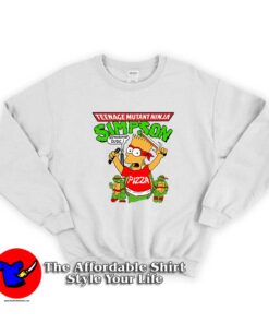 Bart Simpson Mutant Ninja Turtles Unisex Sweatshirt