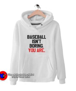 Baseball Isn't Boring Baby Onesie Hoodie Cheap