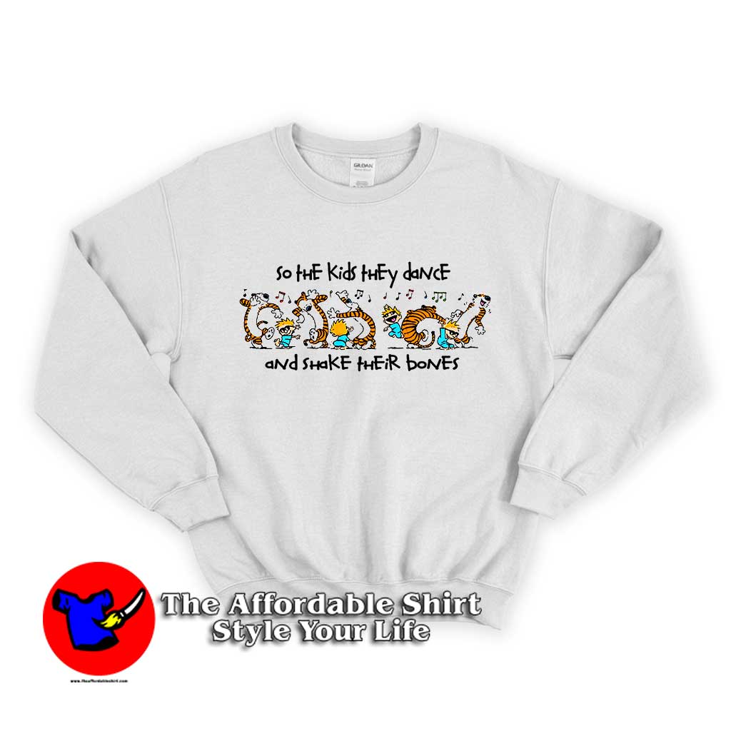 Calvin Hobbes Dance and Shake Their Bones 510x510 image Calvin Hobbes Dance and Shake Their Bones 510x510 Calvin Hobbes Dance and Shake Their Unisex Sweatshirt