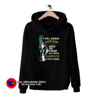 Dr Seuss I Will Drink Whiskey Hoodie Cheap
