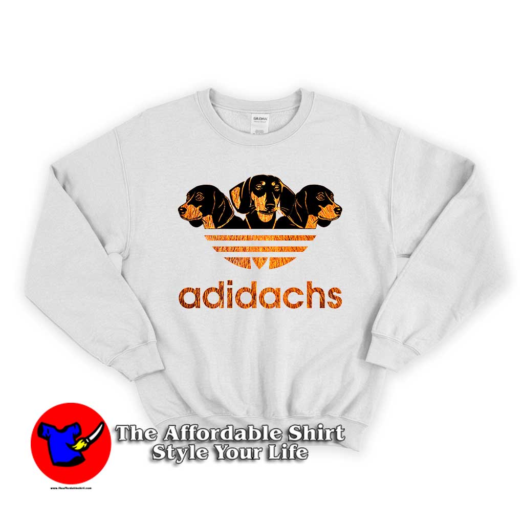 Funny Adidachshund 510x510 image Funny Adidachshund 510x510 Adidachshund Parody Unisex Sweatshirt