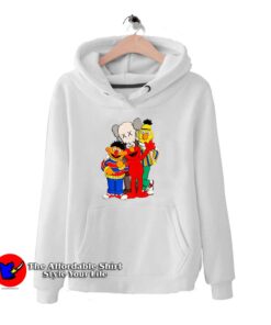 Kaws X Sesame Street Family Collab Hoodie
