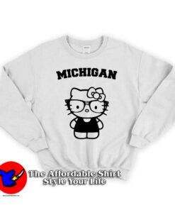 Michigan Hello Kitty Unisex Sweatshirt