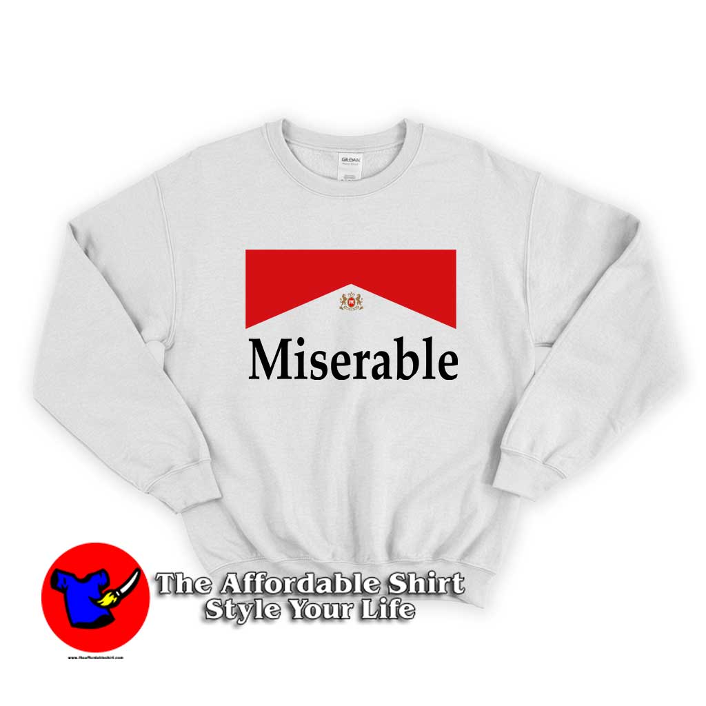 Miserable Insipred Marlboro 510x510 image Miserable Insipred Marlboro 510x510 Miserable Insipred Marlboro Unisex Sweatshirt