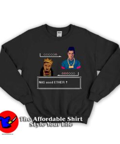 NAS Used Ether Pixel Unisex Sweatshirt
