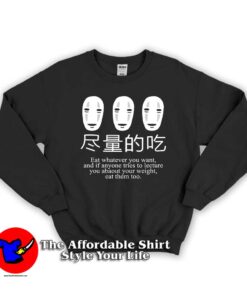 No Face Eat Whatever Unisex Sweatshirt