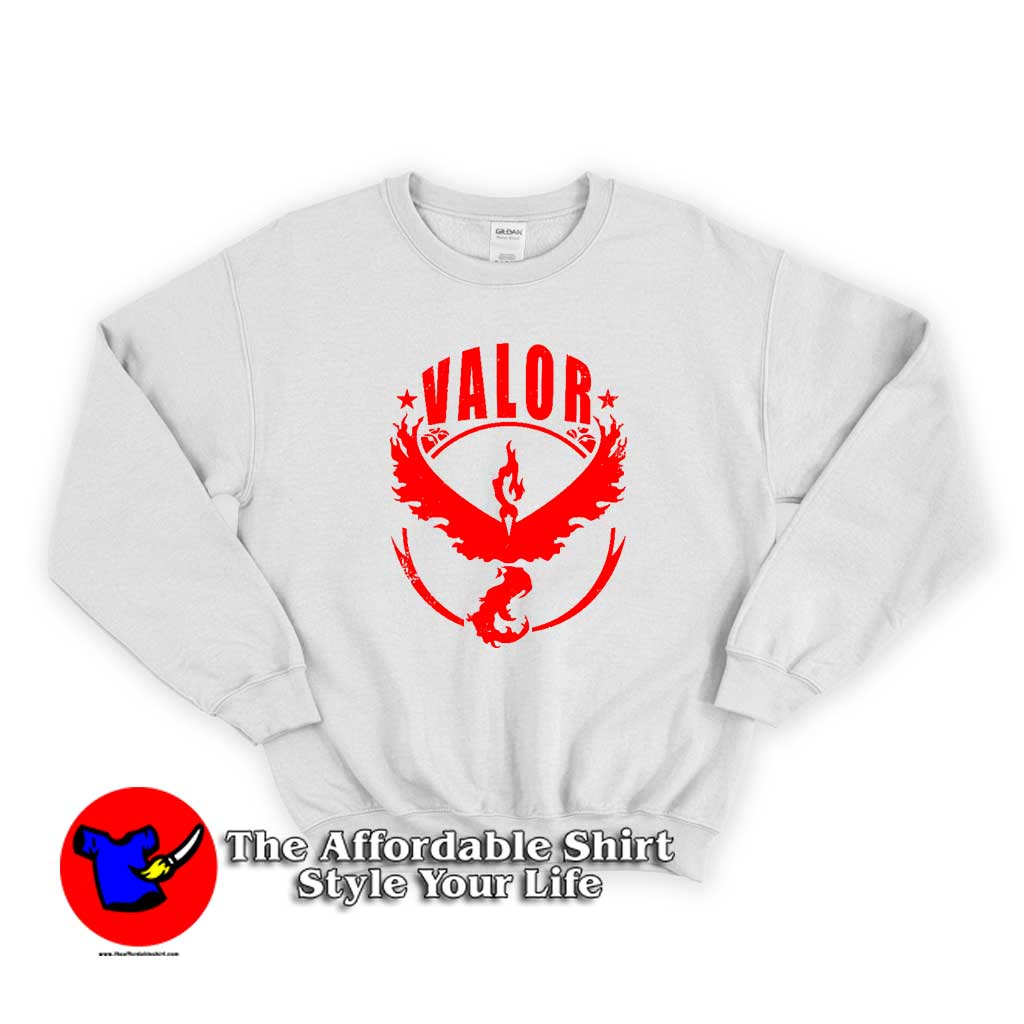 Pokemon GO Valor Emblem 510x510 image Pokemon GO Valor Emblem 510x510 Pokemon GO Valor Emblem Unisex Sweatshirt