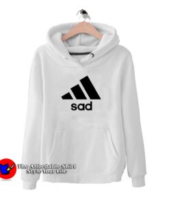 Sad Adidas Inspired Hoodie Cheap