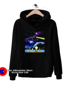 Snoopy and Charlie Brown Pink Floyd Hoodies