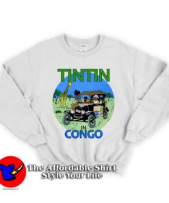 Tintin In Congo Unisex Sweatshirt
