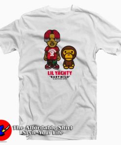 Cheap BAPE Baby Milo x Lil Yachty T-Shirt