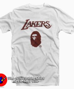 Bape Los Angeles Lakers Jersey Funny T-Shirt