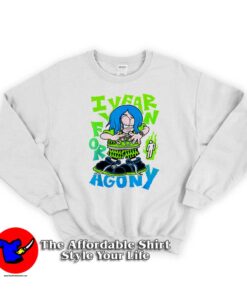 Billie Eilish Official Agony White Sweatshirt