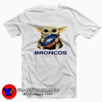 Broncos Denver Baby Yoda Mandalorian Tee Shirt