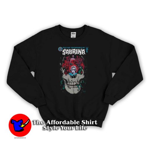 Chilling Adventures of Sabrina Skull 500x500 Chilling Adventures of Sabrina Skull Sweatshirt
