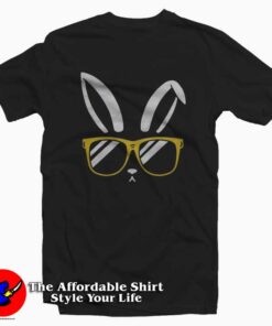 Cool Rabbit Face Easter T-Shirt
