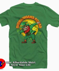 Dabbing Leprechaun Shenanigans Squad T-Shirt
