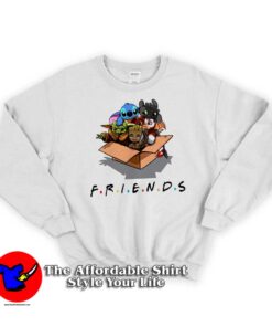 Disney Lilo Stitch Yoda Friends Star War Sweatshirt