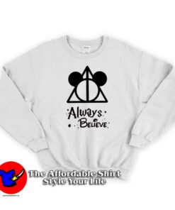 Disney Vacation Always Believe Swearshirt