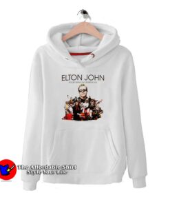 Elton John Rocketman On White Tour Hoodie