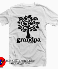Family Tree Grandpa Established Tshirt