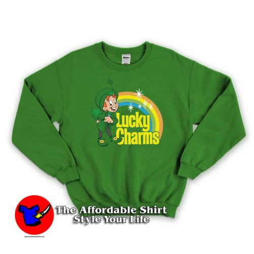 Green Lucky The Leprechaun 500x500 Green Lucky The Leprechaun Sweatshirt Gift St Patricks Irish Day