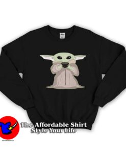 Green Space Baby Yoda Swearshirt