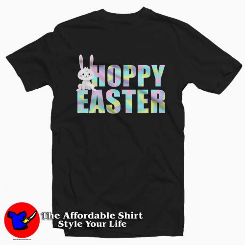 Hoppy Easter Colorful Happy Easter Bunny 500x500 Bunny Hoppy Easter Colorful T Shirt For Gift Easter