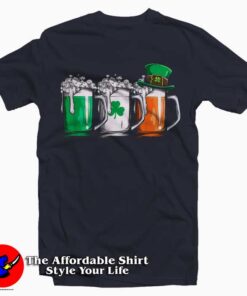 Irish Beer Shirt Ireland Flag T-Shirt