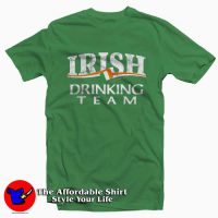 Irish Flag Drink Team St Saint Patricks T-Shirt
