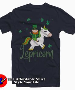 Lepricorn Irish Unicorn Leprechaun T-Shirt