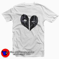 Marvel Deadpool Heart Mask Tee Shirt