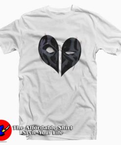 Marvel Deadpool Heart Mask Tee Shirt