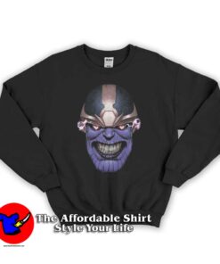 Marvel Thanos Grinning Face Sweatshirt