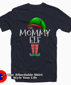 Mommy Elf Family Christmas T-Shirt
