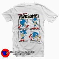 Sonic the Hedgehog How To Be Awesome Tee Shirt