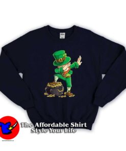 St Patricks Day Dabbing Leprechaun Sweatshirt
