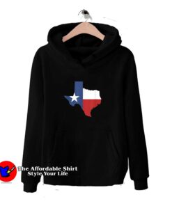 Texas State Flag Map Hoodie Cheap