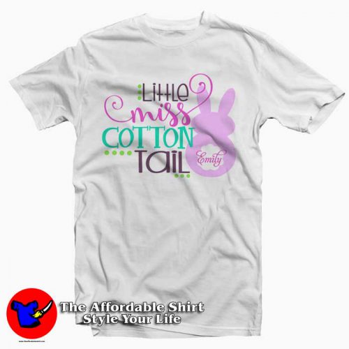 little Miss CottonTaill Emiliy 500x500 little Miss CottonTaill Emiliy Tshirt For Gift Easter Day