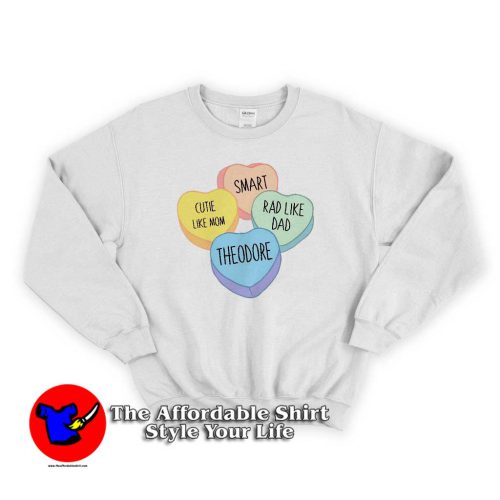 personalized valentines 500x500 Personalized Valentines Unisex Sweatshirt