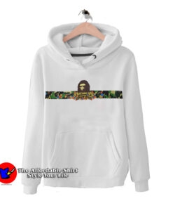 Cheap ABC Flower Tape Ape Head Hoodie