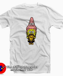 BAPE x Spongebob And Patrick T-Shirt
