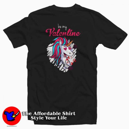 Be My Valentine Unicorn 500x500 Be My Valentine Unicorn T Shirt Gift Valentine's Day