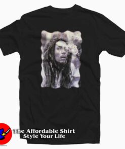 Bob Marley Sun Island Smoking T-Shirt