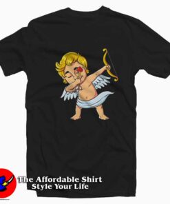 Dabbing Cupid Valentines Day T-Shirt