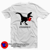 Dinosaur Loveasaurus Heart T-Shirt