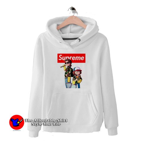 Dustin And Steve Stranger Things Supreme 2 500x500 Dustin And Steve Stranger Things Supreme Hoodie Supreme Collection