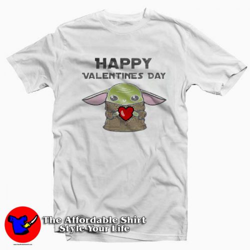 Happy Valentines Baby Yoda 500x500 Happy Valentines Baby Yoda T Shirt Valentine’s Day Gift